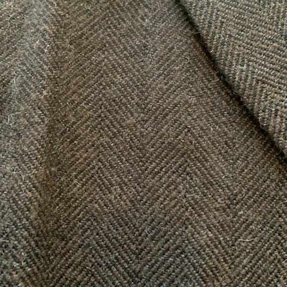 Y2K Vintage Brown Tweed Floral Embellished Blazer - Picture 5 of 7